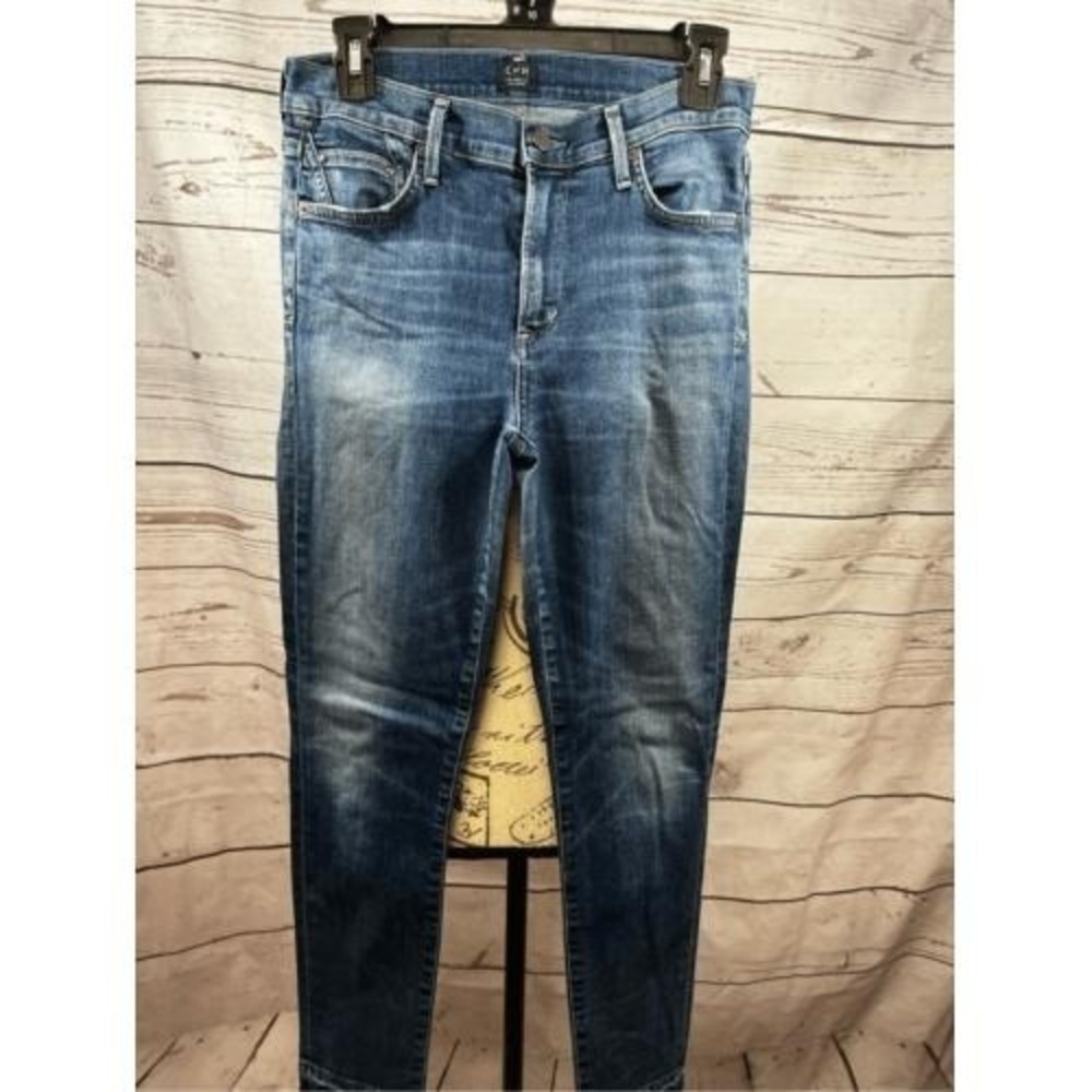 Citizens of Humanity Jeans Womens Blue Denim High Rise Ankle Skinny Leg